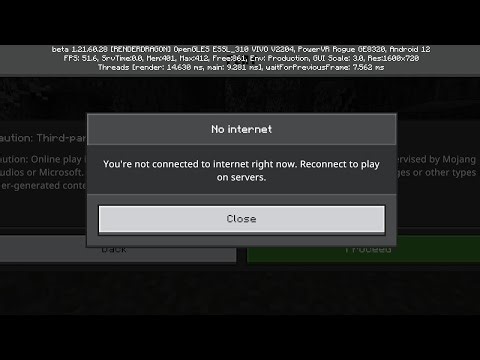 Fix "You're Not Connected to Internet Right Now" while joining a server in Minecraft (LATEST)