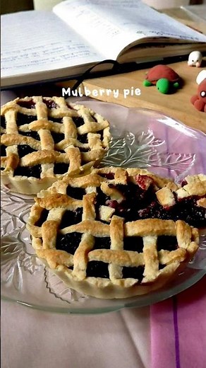 mulberry pie recipe 🥧🍇