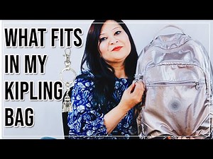 KIPLING BAGS | WHAT FITS IN MY KIPLING SEOUL BACKPACK