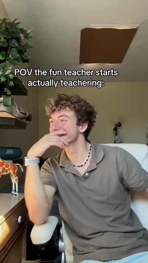 POV: The Fun Teacher in a Serious Moment