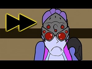 No Mercy (Maybe I'll Be Tracer) but every time an Overwatch character is named the video gets faster