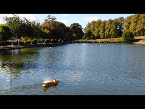Model Boating On Inverleith Pond, Edinburgh