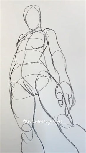 How to draw anime body for beginners #music #drawing #sketch #tutorial #howtodraw