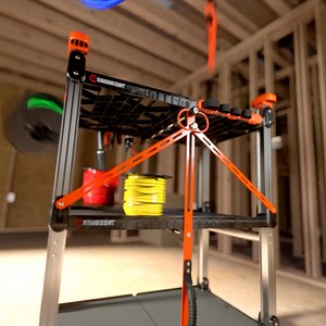 Save time and energy on every jobsite with the first work cart designed to hold your entire setup and fold up in your truck. | Crescent Tools