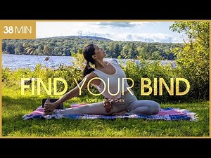 38 Minute Yoga | Bound Side Angle & Skandasana for Hip Opening