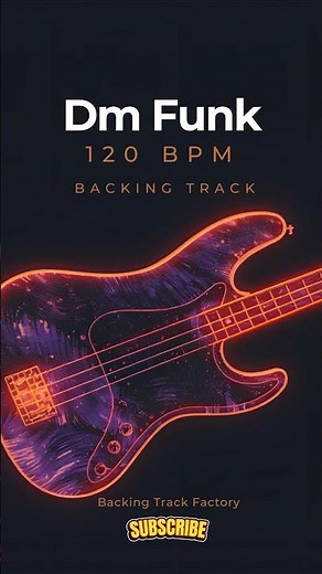 Dm Funk Groove 🎸 | Funk Backing Track for Jamming #shorts #funk #jamtrack