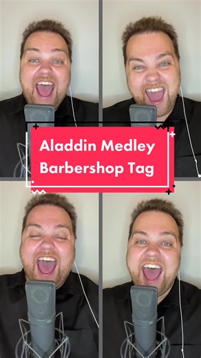 Aladdin Medley Barbershop Tag Performance by Vocal Spectrum