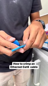How to crimp an Ethernet Cat6 cable. #creatorsearchinsights#hiktechstar #hikvision #hikvisioncctv #cctvcamera #cctvcamerainstallation #poe #poeswitch #cat6 #connector #fyp #fypシ #viralvideo #cctv #ezviz #dhua #trending #hilook #facecam #polo #imou #wirelesssecurity #trendingreel #trendingvideo #trendingnow #goviral #highlightseveryonefollowers | Opaginni Olalekan Temitope
