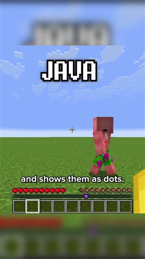 locator bar in java edition