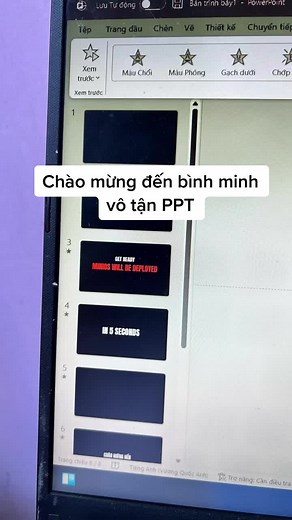 Bài thuyết trình về bình minh vô tận PPT