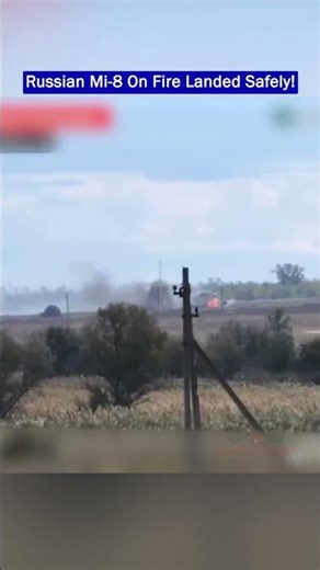 Russian Mi-8 Helicopter Hit by Drone But Lands Safely