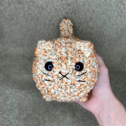 Loaf Cat Plushie (large) - Handmade Crocheted Item - Etsy