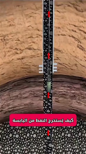 كيف يُستخرج النفط من اليابسة😨 . . #الرومانية #معلومات_وحقائق