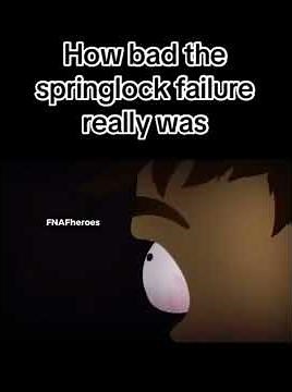 HOW DOES THE SPRINGLOCK FAILURE WORKS FULLY EXPLAINED WITH ALL DETAILS #fnaf #horror #shorts