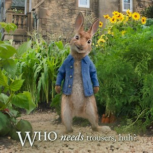 Who needs trousers when you're a rabbit?! 👖 #PeterRabbitMovie in cinemas NOW! | Sony Pictures