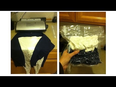 How to Vacuum Seal Clothing