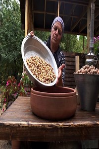41K views · 2.2K reactions | Harvesting Hazelnuts and Making Hazelnut Butter, Outdoor Cooking.六‍殺 | Cooking Family | Facebook