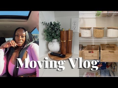 Moving Vlog| Finally Moved In! Unpacking & Getting Organized + He Really Surprised Me