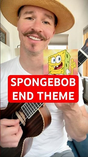 SpongeBob SquarePants - Closing Theme Song Ukulele Tutorial #shorts #ukulele