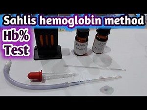 Hb test | Sahli's Acid Hematin Method | Hemoglobin estimation