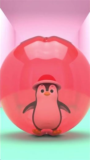 The MAGIC Play Button! ▶️ Funny Poko Penguin Cartoon