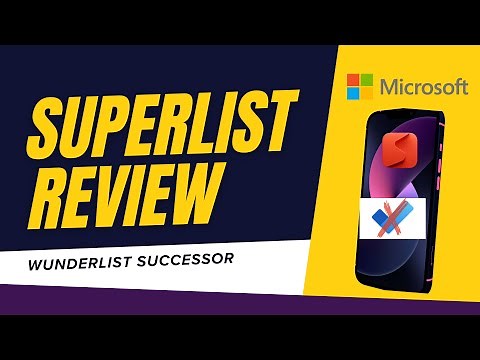 Superlist : The Revolutionary To-Do List App (Wunderlist is back)