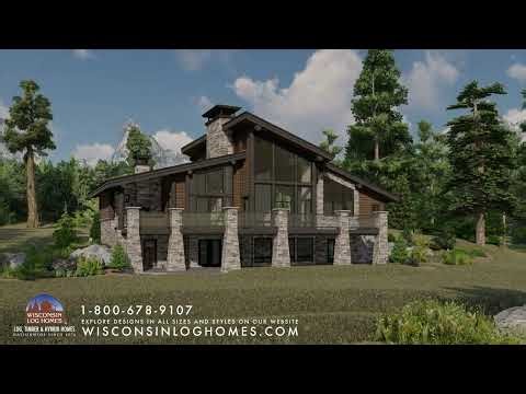 Grandview Design by Wisconsin Log Homes