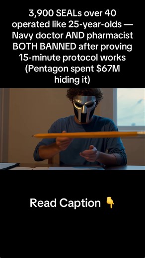 1. Dr. Robert Kane (SEAL physician) and Jennifer Walsh (base pharmacist) optimized 3,900 operators over 35 at Coronado 2010-2021. Classified discovery: 15-minute protocol plus 4 supplements restored 25-year-old performance in 90 days. Both banned when data eliminated $11B Pentagon pharma contracts. 2. Their military formula: 7-min explosive lifts (testosterone surge), 3-min ice shower (hormone spike), 5-min breathwork (cortisol reset) PLUS Omega-3 4g, D3 10,000IU, Magnesium 600mg, Ashwagandha 60