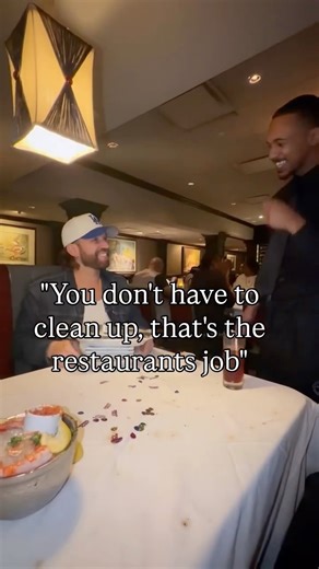 Forever stacking plates at restaurants…