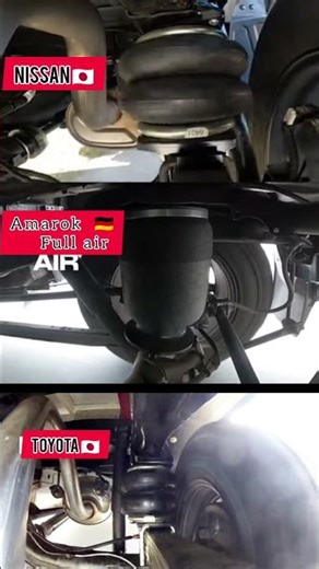 Nissan vs Volkswagen Amarok FULL AIR 😱 vs Toyota – Suspension Battle You Must See! 🔥