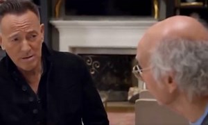 Turns out Bruce Springsteen is a pretty decent actor - watch him on 'Curb Your Enthusiasm' here