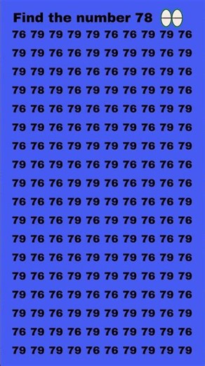 Find the number 78