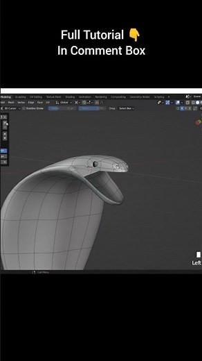 Snake 3d Modelling for Animation - Blender Tutorial - My Music