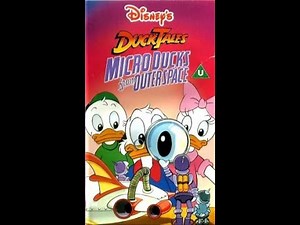 Opening to Ducktales: Microducks from Outer Space UK VHS (1990)