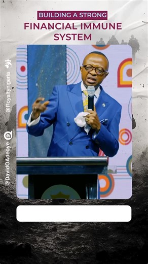 Increase your Learning Capacity and your Earning Capacity will increase- your Market Value will increase… Watch this short life-changing video 🔥🔥🔥🔥🔥 Message: BUILDING A STRONG FINANCIAL IMMUNE SYSTEM (Part 1 & 2). Go to my YouTube Channel to watch any other Message as you visit: www.youtube.com/DavidAdeoye or Click my bio #WarAgainstScarcity #Grace #DavidOAdeoye #FromAgegeToTheWorld #Lagos #nigeria | David Adeoye