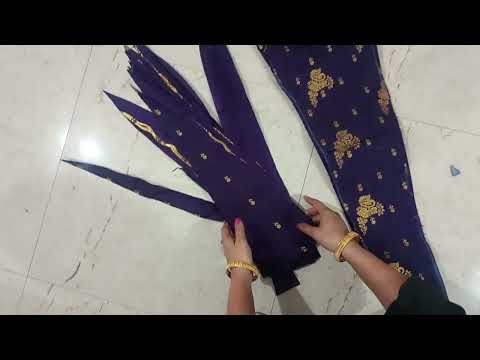 Purani Sadi Se lehenga banana sikhe