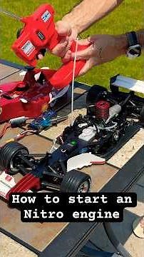 How to start an Nitro engine, Nitro RC Ferrari formula 1