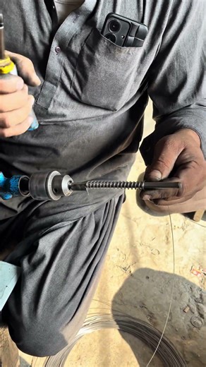 Small Spring Watch Wire Turn Into a Perfect Spring in 6 Seconds