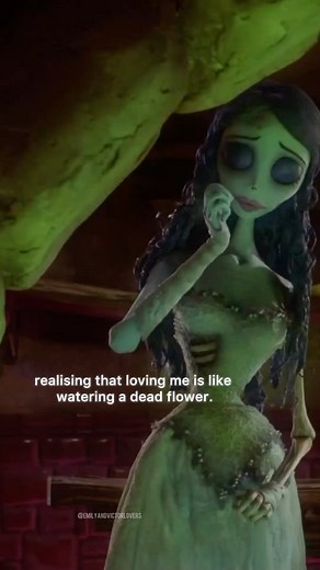 Emily and Victor 🦋 - Corpse Bride Movie on Instagram: "🥀"