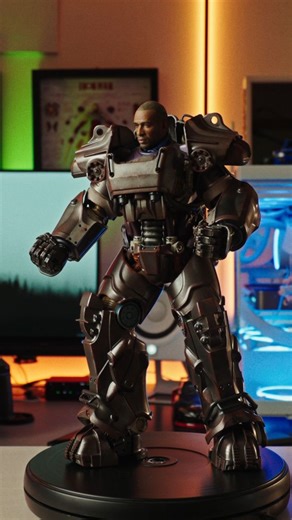 Fallout - T60 Power Armor from @threezerohk From the highly-acclaimed Fallout video game franchise, threezero is releasing a reissue of the T-60 Power Armor! One of the most advanced models of power armor, the T-60 is one of the most widely-used in the game, presented here with an articulated endoskeleton body, detailed T-60 outer-armor plating, and assault rifle. The 1/6 T-60 Power Armor showcases a burnt iron color scheme. Along with threezero’s exquisite weathering paint technique, the figure