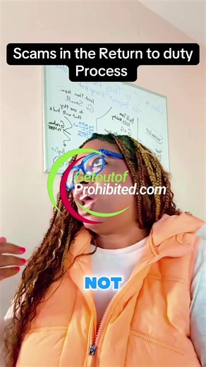 Scams in the Return-to-Duty Process Many drivers lose money simply because they don’t fully understand how the Return-to-Duty process works. And with so many scams out there, it’s easy to get taken advantage of — especially when you’re stressed and trying to get your status cleared as fast as possible. Some people promise to “close” your steps but end up taking your money without doing the work. That’s why it’s important to work with someone legitimate, transparent, and experienced in handling C