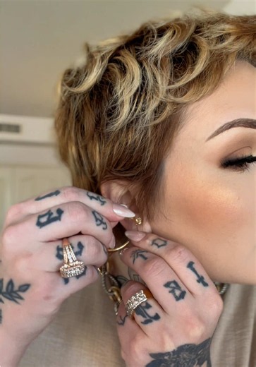 Adorable Stud and Hoop Earring Combination