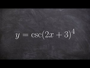 How to take the derivative using the chain rule twice