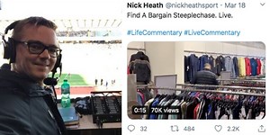 With sports on hold, a rugby announcer is commentating on daily life—and it's fabulous