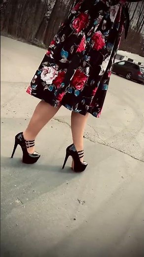 Onlymaker Women Mary Jane Platform Pumps Ankle Strap Stiletto 16cm