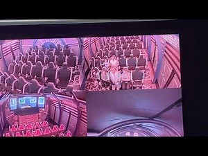 Riding aboard the Space Shuttle Launch Experience Simulator Ride at Kennedy Space Center