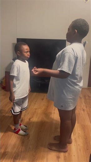 “That moment when play fighting turns personal 😭”