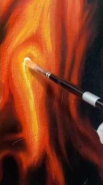 How to Paint: 🔥FIRE🔥 (beginner-friendly) #paintingtutorial
