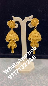 7.8K views · 84 reactions | WhatsApp nob 9117132246 1.5 gm gold plated earrings Booking fast #goldjewellery #ziyacreations #FacebookPage | Ziya creations | Facebook