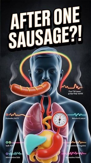 What Sausage Does Inside Your Body #healthfacts #processedmeat